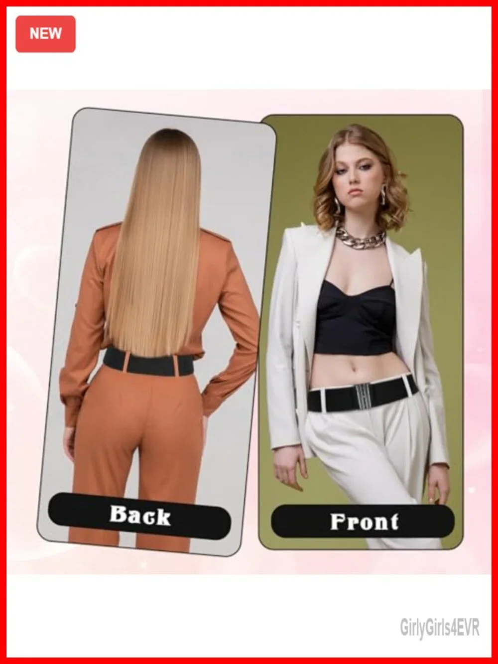 Wide Stretchy Elastic Waist Belt Women Adjustable Vintage Buckle Cinch Belt